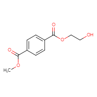 Chemical structure of 1-(2-hydroxyethyl) 4-methyl benzene-1,4-dicarboxylate - CSSB00000024494