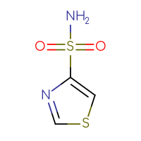 Chemical structure of 1,3-thiazole-4-sulfonamide - CSSB00009824232