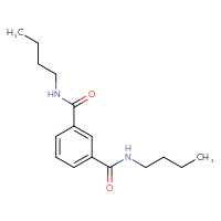 Chemical structure of N1,N3-dibutylbenzene-1,3-dicarboxamide - CSSB00046594495