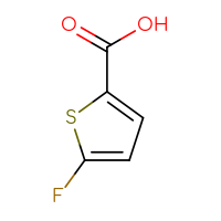 Chemical structure of 5-fluorothiophene-2-carboxylic acid - CSSB00000055379