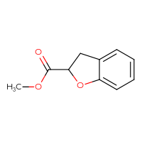 Chemical structure of methyl 2,3-dihydro-1-benzofuran-2-carboxylate - CSSB00000216696