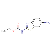 Chemical structure of ethyl N-(6-amino-1,3-benzothiazol-2-yl)carbamate - CSSB00000293766