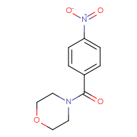 Chemical structure of 4-(4-nitrobenzoyl)morpholine - CSSB00000483841