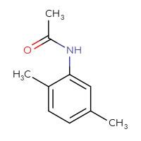 Chemical structure of N-(2,5-dimethylphenyl)acetamide - CSSB00000152684