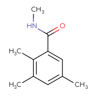 Chemical structure of N,2,3,5-tetramethylbenzamide - CSSB02127839547