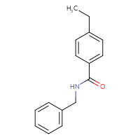 Chemical structure of N-benzyl-4-ethylbenzamide - CSSB00000153226