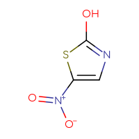 Chemical structure of 5-nitro-1,3-thiazol-2-ol - CSSB00012024890