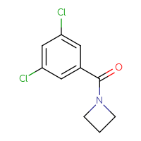Chemical structure of 1-(3,5-dichlorobenzoyl)azetidine - CSSB00029631397
