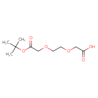 Chemical structure of 2-{2-[2-(tert-butoxy)-2-oxoethoxy]ethoxy}acetic acid - CSSB03436546464