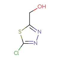Chemical structure of (5-chloro-1,3,4-thiadiazol-2-yl)methanol - CSSB00000685522