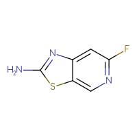 Chemical structure of 6-fluoro-[1,3]thiazolo[5,4-c]pyridin-2-amine - CSSB00010737973