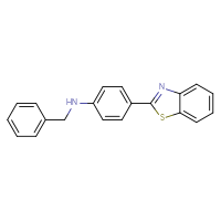 Chemical structure of 4-(1,3-benzothiazol-2-yl)-N-benzylaniline - CSSB00010073775