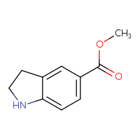 ああ Methyl 2,3-dihydro-1H-indole-5-carboxylate - C10H11NO2