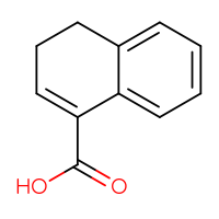 Chemical structure of 3,4-dihydronaphthalene-1-carboxylic acid - CSSB00009853172