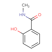 Chemical structure of 2-hydroxy-N-methylbenzamide - CSSB00000185920