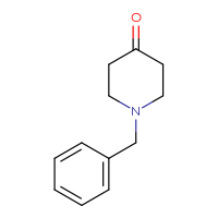 Chemical structure of 1-benzylpiperidin-4-one - CSSB00000174986