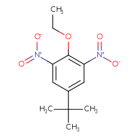 Chemical structure of 5-tert-butyl-2-ethoxy-1,3-dinitrobenzene - CSSB03436637978