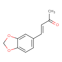 Chemical structure of (3E)-4-(2H-1,3-benzodioxol-5-yl)but-3-en-2-one - CSSB00016260915
