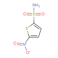 Chemical structure of 5-nitrothiophene-2-sulfonamide - CSSB00000051530