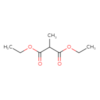 Chemical structure of 1,3-diethyl 2-methylpropanedioate - CSSB00000211938