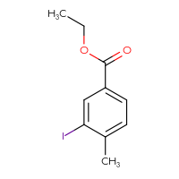 Chemical structure of ethyl 3-iodo-4-methylbenzoate - CSSB00011809547
