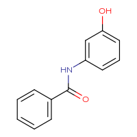 Chemical structure of N-(3-hydroxyphenyl)benzamide - CSSB00000252169