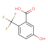 Chemical structure of 5-hydroxy-2-(trifluoromethyl)benzoic acid - CSSB00000716868