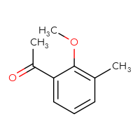 Chemical structure of 1-(2-methoxy-3-methylphenyl)ethan-1-one - CSSB00000101305