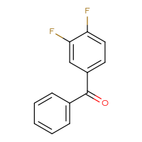 Chemical structure of (3,4-difluorophenyl)(phenyl)methanone - CSSB00011218205