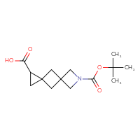 Chemical structure of 7-[(tert-butoxy)carbonyl]-7-azadispiro[2.1.3⁵.1³]nonane-1-carboxylic acid - CSSB02126515351