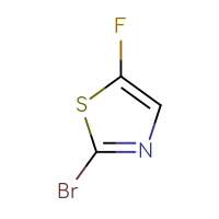 Chemical structure of 2-bromo-5-fluoro-1,3-thiazole - CSSB00009858261