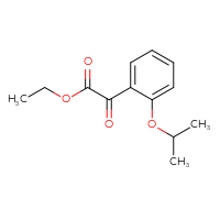 Chemical structure of ethyl 2-oxo-2-[2-(propan-2-yloxy)phenyl]acetate - CSSB00017888249