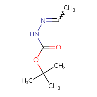 Chemical structure of N'-ethylidene(tert-butoxy)carbohydrazide - CSSB00015273105