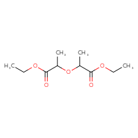 Chemical structure of ethyl 2-[(1-ethoxy-1-oxopropan-2-yl)oxy]propanoate - CSSB00053639959