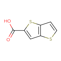 Chemical structure of thieno[3,2-b]thiophene-2-carboxylic acid - CSSB00000041661