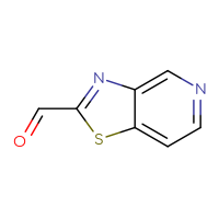 Chemical structure of [1,3]thiazolo[4,5-c]pyridine-2-carbaldehyde - CSSB00000719246