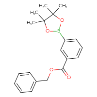 Chemical structure of benzyl 3-(4,4,5,5-tetramethyl-1,3,2-dioxaborolan-2-yl)benzoate - CSSB00010175881