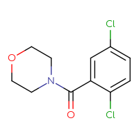 Chemical structure of 4-(2,5-dichlorobenzoyl)morpholine - CSSB00000252205