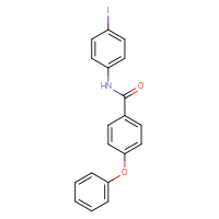 Chemical structure of N-(4-iodophenyl)-4-phenoxybenzamide - CSSB00121722736