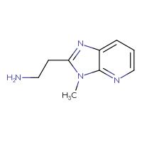 Chemical structure of 2-{3-methyl-3H-imidazo[4,5-b]pyridin-2-yl}ethan-1-amine - CSSB00011916919
