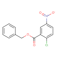 Chemical structure of benzyl 2-chloro-5-nitrobenzoate - CSSB00000150343