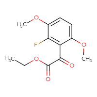 Chemical structure of ethyl 2-(2-fluoro-3,6-dimethoxyphenyl)-2-oxoacetate - CSSB00133529957
