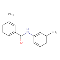 Chemical structure of 3-methyl-N-(3-methylphenyl)benzamide - CSSB00046238296