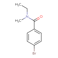 Chemical structure of 4-bromo-N-ethyl-N-methylbenzamide - CSSB00011237884