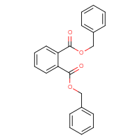 Chemical structure of 1,2-dibenzyl benzene-1,2-dicarboxylate - CSSB00000042664