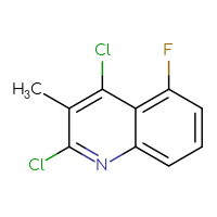 C10H6Cl2FN