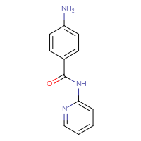 Chemical structure of 4-amino-N-(pyridin-2-yl)benzamide - CSSB00000287621