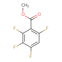 Chemical structure of methyl 2,3,4,6-tetrafluorobenzoate - CSSB00010189603