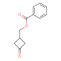 Chemical structure of (3-oxocyclobutyl)methyl benzoate - CSSB00010233147
