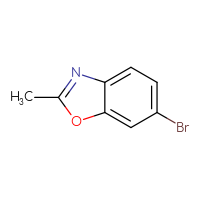 Chemical structure of 6-bromo-2-methyl-1,3-benzoxazole - CSSB00010171164